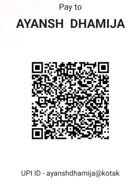 UPI payment QR code